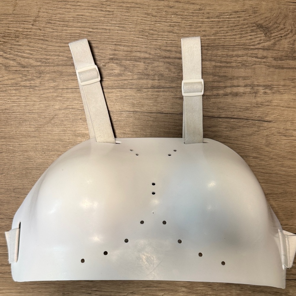 White Protective Chest Guard